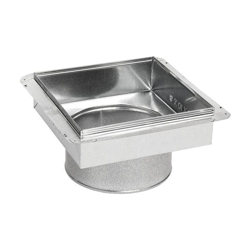 Master Flow 12 in. x 12 in. to 8 in. Ceiling Register Box - Walmart.com