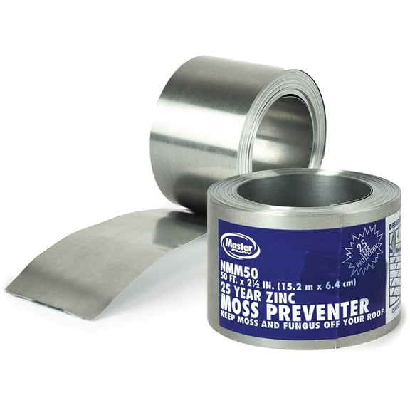 Master Flow 2.67 in. W x 600 in. L Zinc Roof Flashing Silver