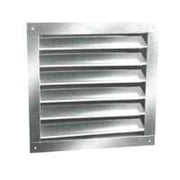 Dual Louver 12x18in Aluminum