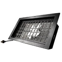Master Flow PFV1 Powered Foundation Vent, 57 sq-in Net Free Ventilating Area, Polyethylene, Black