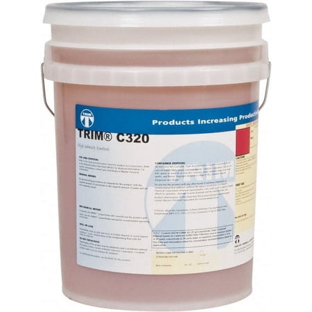 Master Fluid Solutions TRIM C320 5 Gal Pail Cutting & Grinding Fluid Synthetic, For Drilling, Form-Grinding, Reaming, Tapping