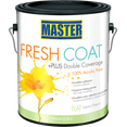 thumbnail image 1 of Master Fresh Coat Double Coverage 100% Acrylic Paint Interior/Exterior Flat Medium Base Tone 1 gal, 1 of 1