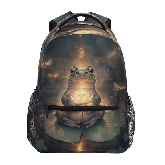 Master Frog Stylish Large Backpack 15L Self-Standing Durable Twill for School, Office and Travel Use