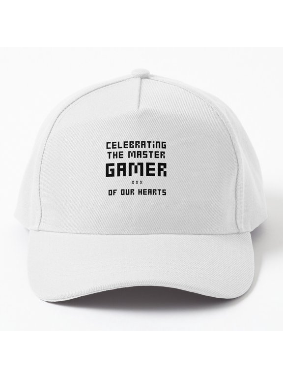 Master Gamer Celebration Baseball Cap, Gaming Champion Appreciation Statement Design, Classic Hat