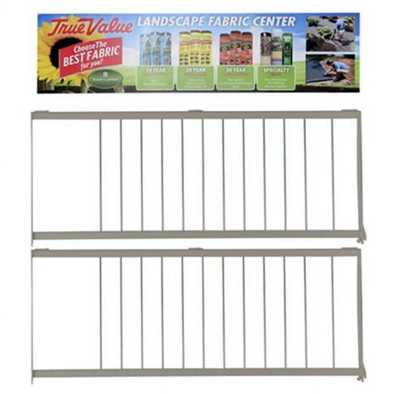 Master Gardner VLSFR-TV 20 x 4 in. Vertical Gondola Landscape Fabric Display Rack