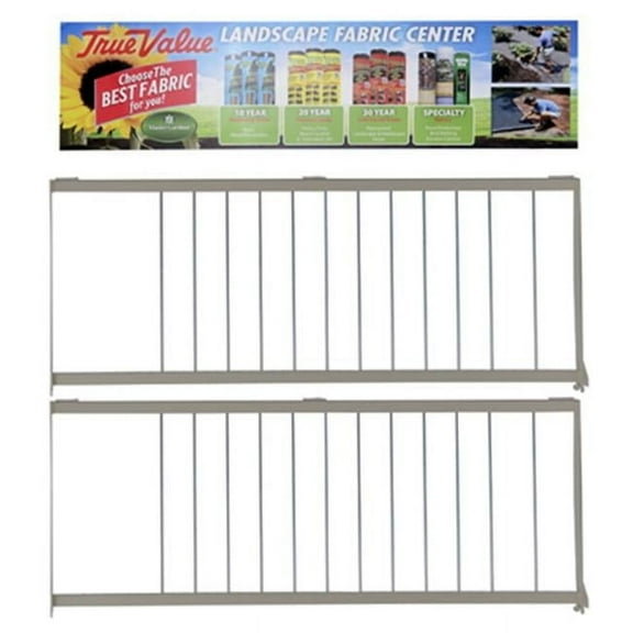 Master Gardner VLSFR-TV 20 x 4 in. Vertical Gondola Landscape Fabric Display Rack