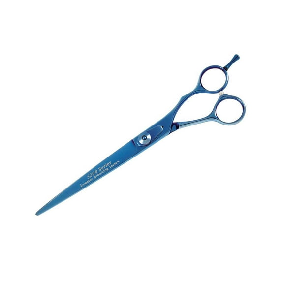 Master Grooming Tools MG 5200 Blue Titanium Straight 7.5In