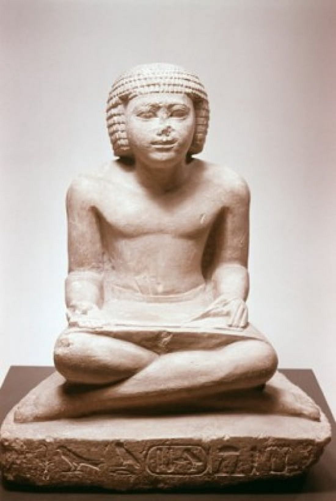 Master Henka as Scribe 2450 BC Egyptian Art Sculpture Imperial Palace Chapel of Charlemagne Aachen Canvas Art - (24 x 36)