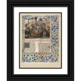 thumbnail image 1 of Master of the Jarden de Vertueuse Consolation 15x18 Black Ornate Wood Framed with Double Matting Museum Art Print Titled - Alexander Attacks the City of Tyre, 1 of 4