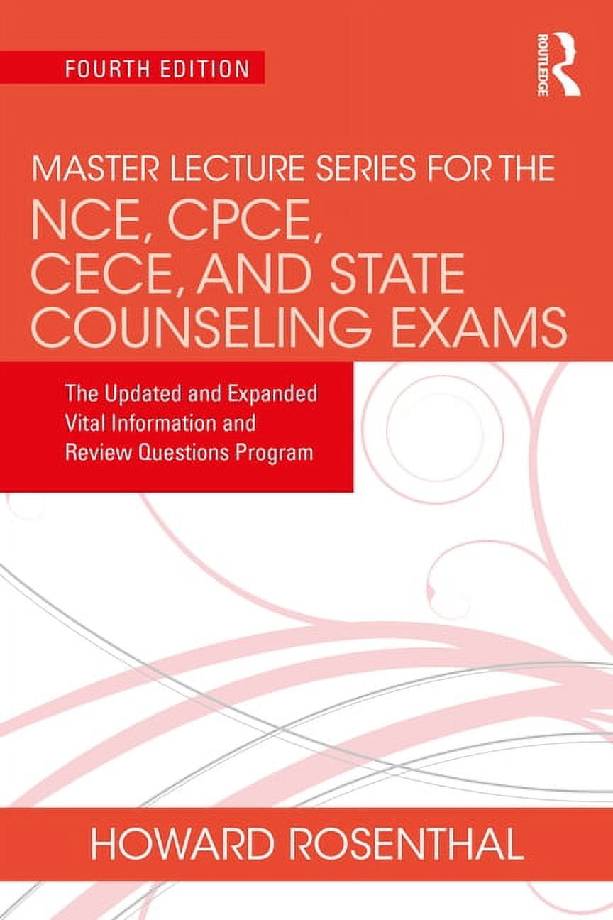 Master Lecture Series for the Nce, Cpce, Cece, and State Counseling Exams: The Updated and Expanded Vital Information an, (Paperback)