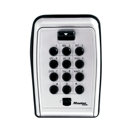 Master Lock Portable Push Button Combination Lock Box, Metal, 5423D