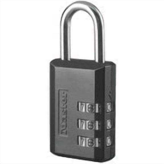 Master Lock 1-3/16 In. W. Resettable Numeric Combination Lock, Case of 18