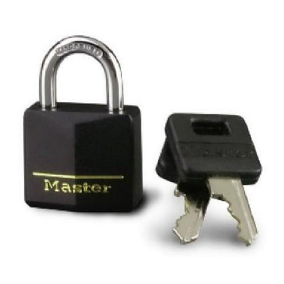 Master Lock 1-3/16 in. W Vinyl Covered 4-Pin Cylinder Padlock Keyed Alike