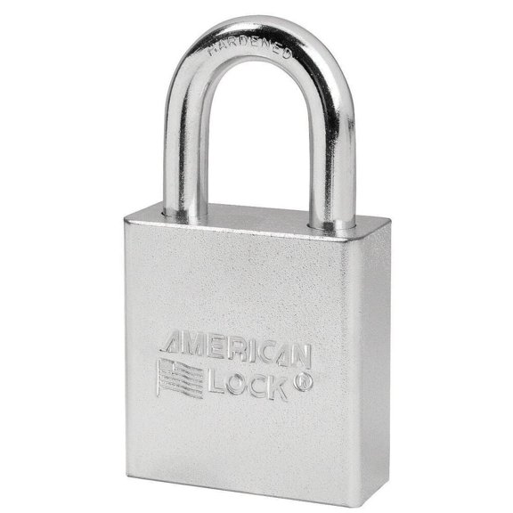 American Lock 6.56 in. H X 1-3/4 in. W Steel 5-Pin Cylinder Padlock