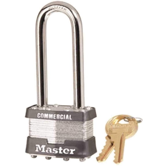 Master Lock 1-5/16" H x 1-3/4" W Steel Pin Tumbler Padlock 1 pk Keyed Alike