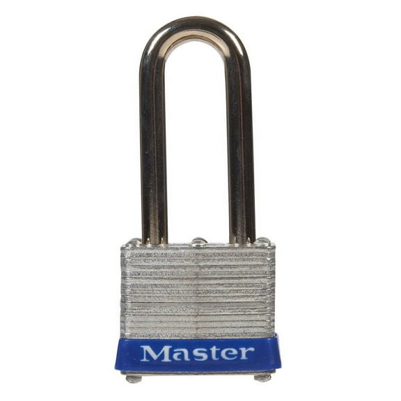 Master Lock 1-5/16" H x 1-5/8" W x 1-9/16" L Laminated Steel Double Locking Padlock 1 pk