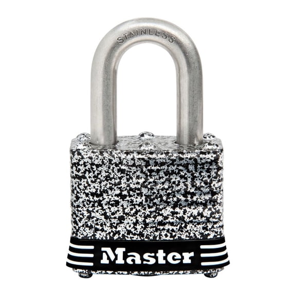 Master Lock 1.5" W Steel 4-Pin Tumbler Padlock 1 pk Keyed Alike