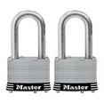 thumbnail image 1 of Master Lock 1.75" W Stainless Steel 4-Pin Tumbler Padlock 2 pk Keyed Alike, 1 of 2
