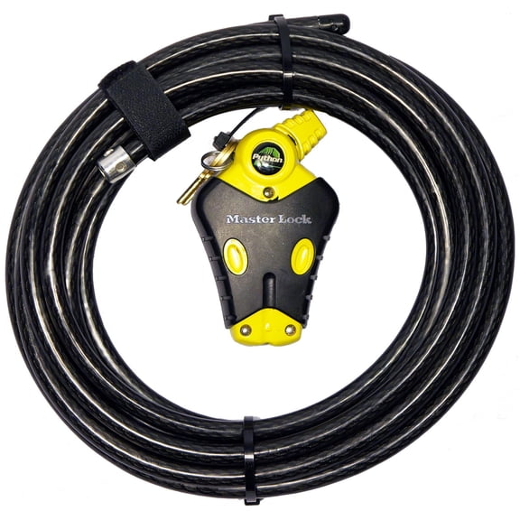 Master Lock - (1) Python Adjustable Cable Lock 20 ft Long - Model 8413KACBL-20
