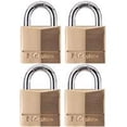 thumbnail image 1 of Master Lock 140Q Solid Brass Keyed Alike Padlock - Brass - 1-9/16 in. Wide-, 1 of 1