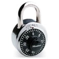 thumbnail image 1 of Master Lock Combination Padlock, 3 Number Dialing, Rust Resistant, Steel (1500D), 1 of 2