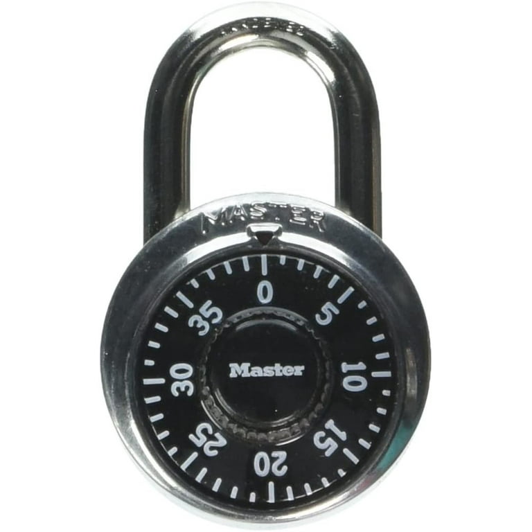 Master Lock 1500T Black Combination Padlocks 2 Pack 