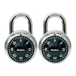 Master Lock 1500T Combination-Alike 4 Each Pack Contains 2 Locks