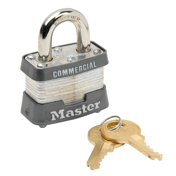 Master Lock No. 1 Keyed Padlock - 15/16" Shackle - Keyed Different, Lot of 6