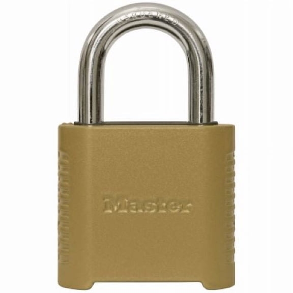 Master Lock 175D 2" Resettable Zinc Die Cast Combination Padlock - Quantity of 8