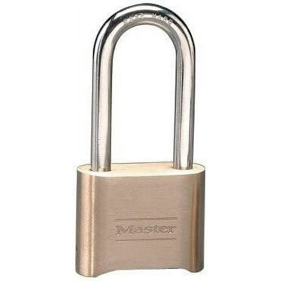 Master Lock Padlock 175DLH Combination Lock - Long Shackle - Multicolor  Home & Garage Storage, Stackable Design