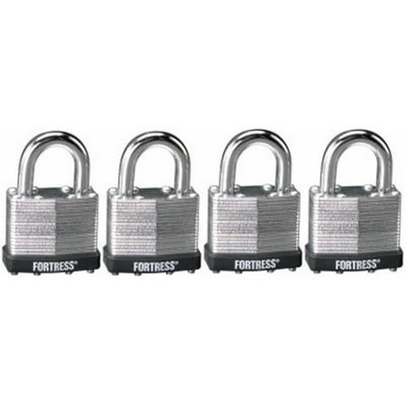 Master Lock Fortress 5.6 in. H X 1-1/2 in. W Steel 4-Pin Cylinder Padlock Keyed Alike