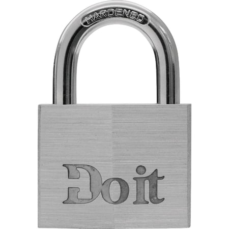 Master Lock Aluminum Padlock 1840DDIB - Key Lock, 40 mm, 2 Keys, Multicolor