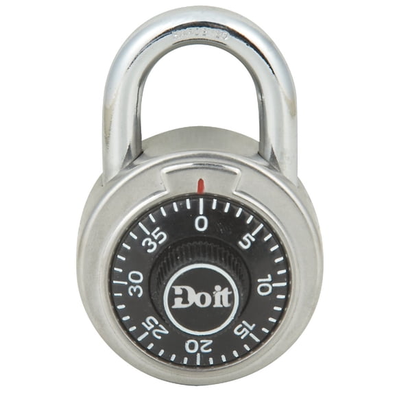 Master Lock Combination Padlock 1850DDIB - 2" Black - Lockmate Style