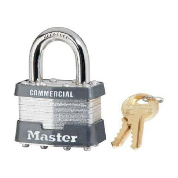 Master Lock 1KA-2179 1-3/4 Laminated Steel Padlock Keyed Alike To Key #2179, K1 Key Blank 4 Pin