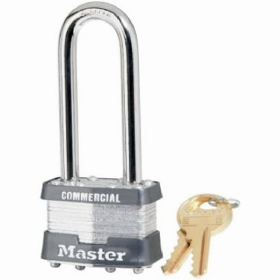 Master Lock 1KALJ 1.75 in. Long Shackle Laminated Padlock - Pack of 6