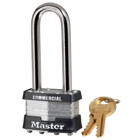 Master Lock 1KALJ 2734 Laminated No. 1 Long Shackle Padlock
