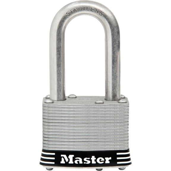 Master Lock 1SSKADLF Stainless Steel Outdoor Padlock with Key, 1 Pack