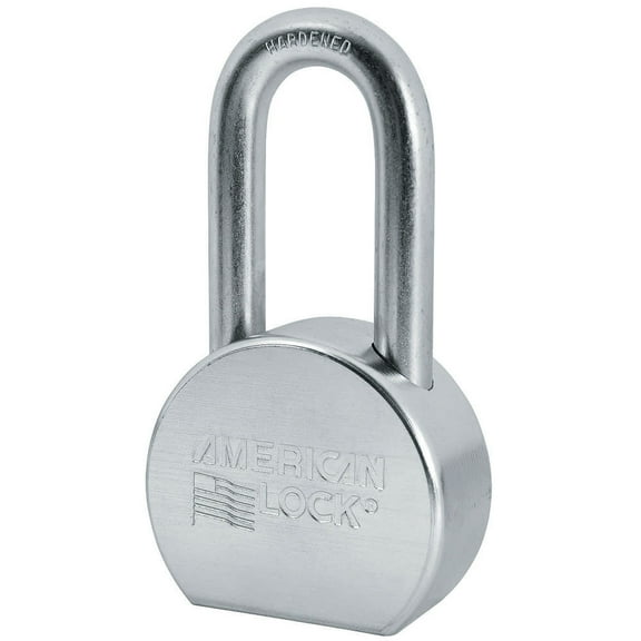 Master Lock 2-1/2" W Steel Pin Tumbler Padlock 1 pk