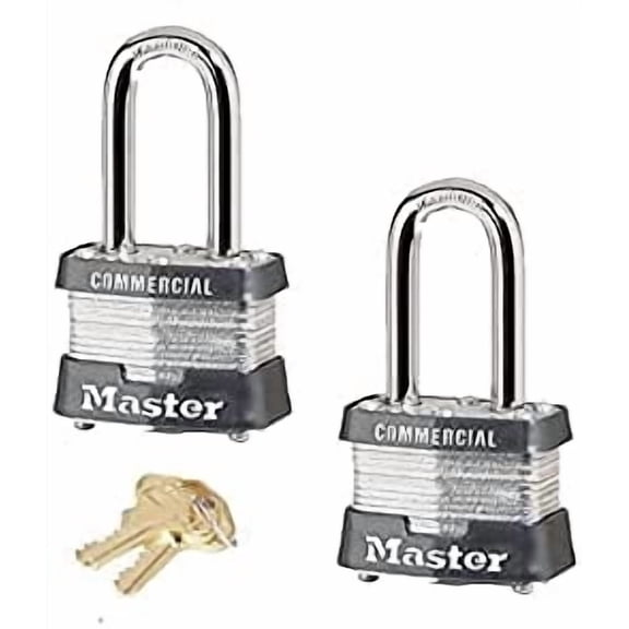Master Lock - (2) Keyed Alike Locks w/ 4 Keys, 3NKALF-2 Bump
