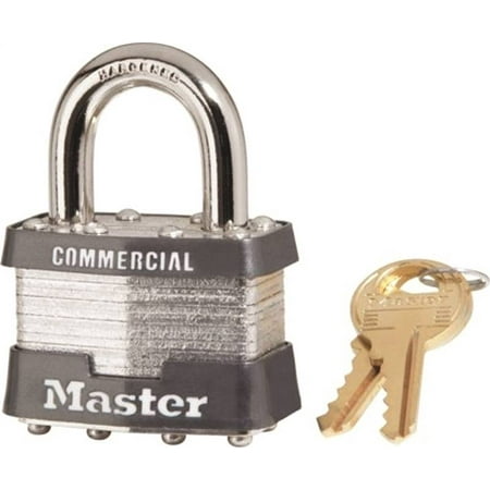 Master Lock 2" W Steel Pin Tumbler Padlock 1 pk Keyed Alike