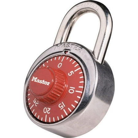 Master Lock 2 in. H X 7/8 in. W X 1-7/8 in. L Steel 3-Dial Combination Padlock