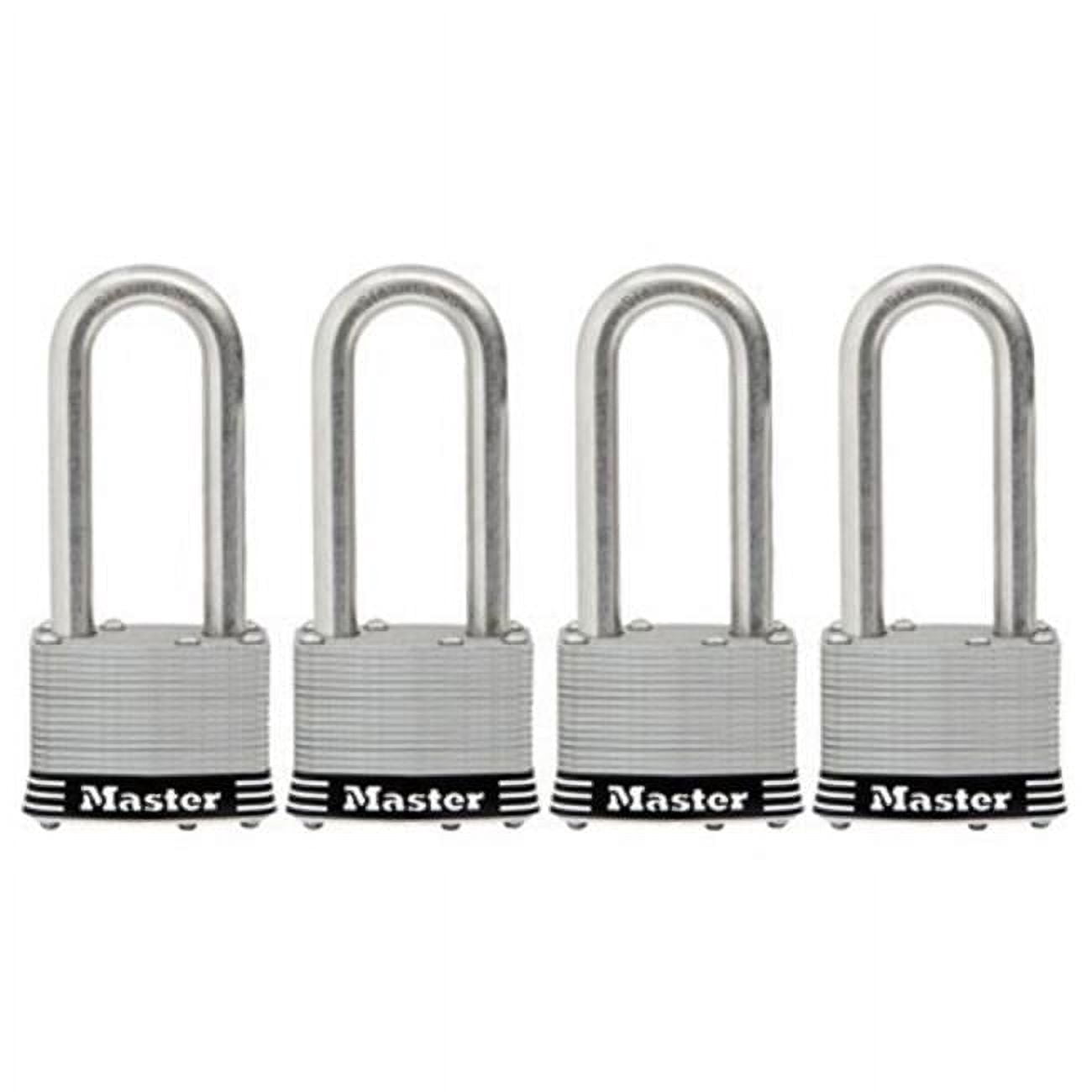 Padlock Packing Master Lock 2 in. Stainless Steel Laminated Padlock - Pack of 4 ...