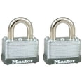 thumbnail image 1 of Master Lock 22T Keyed Alike Warded Padlock, 1-1/2 Inch, 4-Pack, 1 of 1
