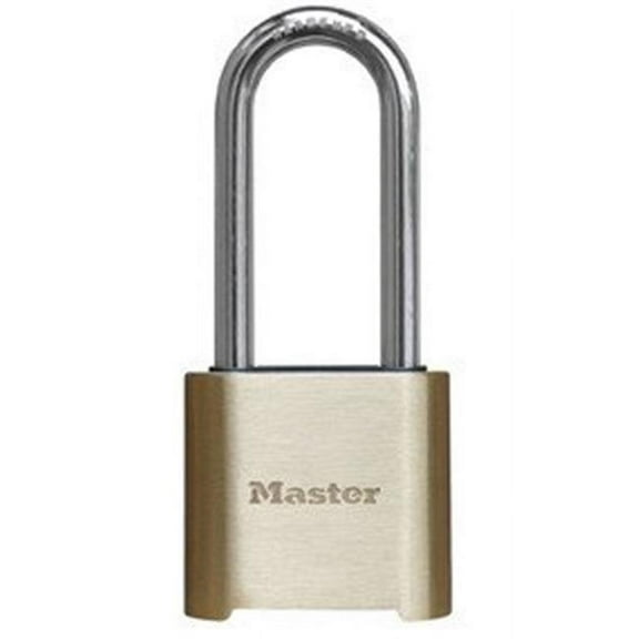Master Lock 2in Wide Resettable Combination Brass Padlock