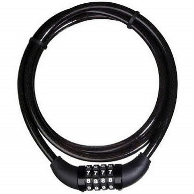 CABLE W/PADLOCK3/8X5COM (Pack of 1)
