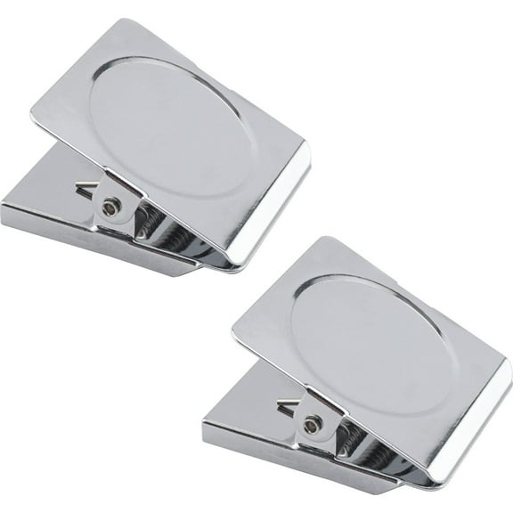 MASTER MAGNETICS 08019 Metal Magnet Clip, 2 Piece