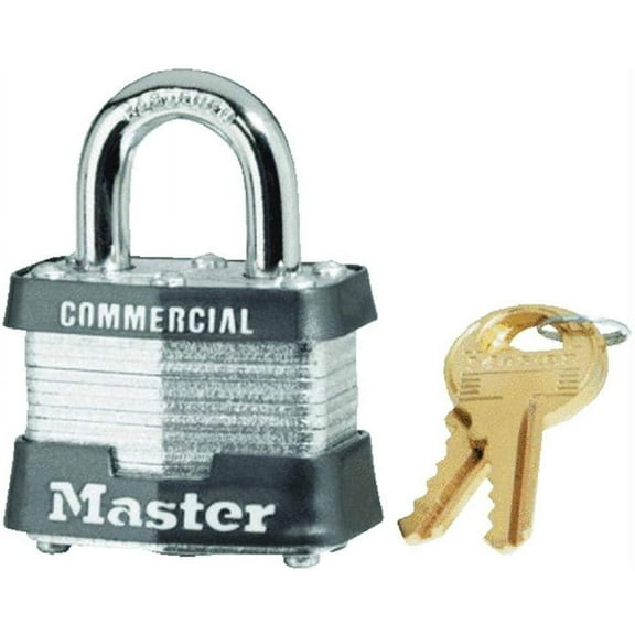1PC Master Lock Commercial Keyed Padlock
