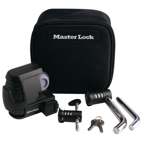 Master Lock 3794DAT Trailer Coupler Lock, Receiver Lock and Trailer Coupler Latch Lock; Combo Pack