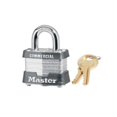 thumbnail image 1 of 3KA-3769 4-Pin Keyed Padlock, Laminated Steel, 1-9/16 In. - Quantity 1, 1 of 1