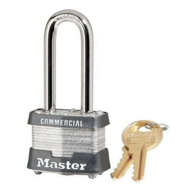 Master Lock 1-9/16 In. (40Mm) Wide Laminated Steel Pin Tumbler Padlock With 2 In. (51Mm) Shackle Keyed Alike -